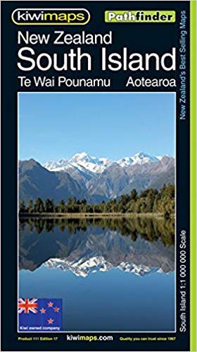 South Island Map - New Zealand